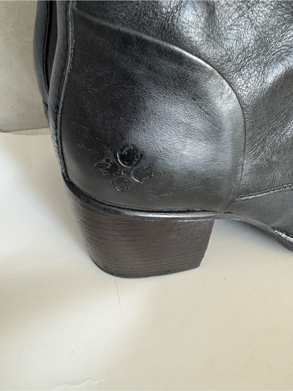 Patricia Nash Black Lace-Up Leather Ankle Boots 9.5 - Picture 4 of 15